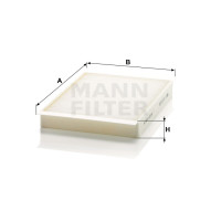 Фильтр салона MANN-FILTER CU 25 002